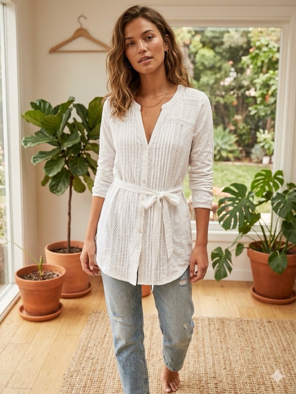 Antropologie Meadow Rue tunic top